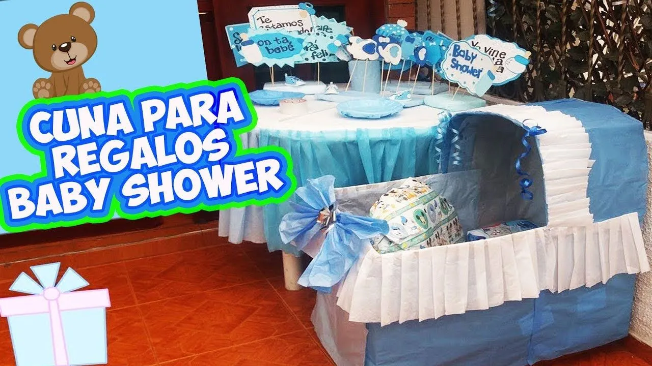 Como hacer una CUNA PARA REGALOS BABY SHOWER 