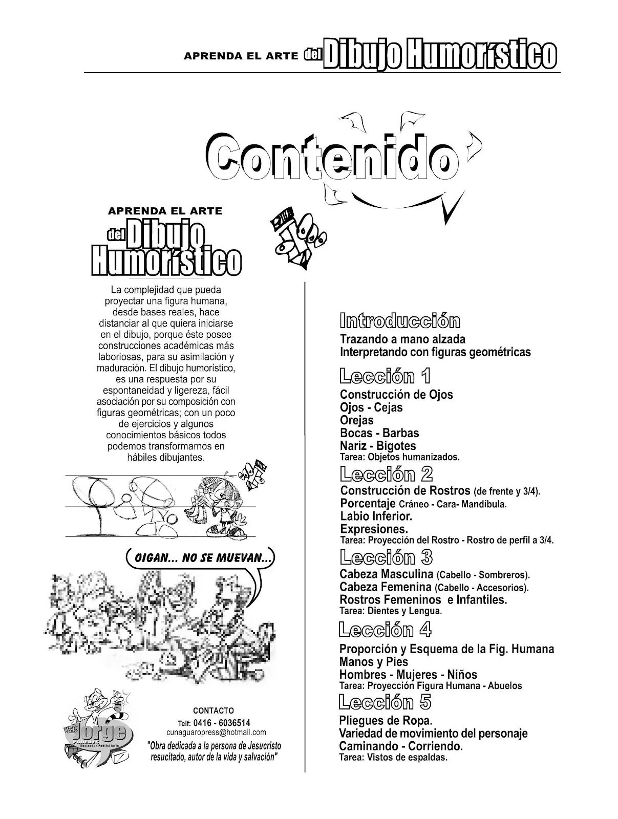 Cunaguaropress: Manual Básico de Dibujo Humorístico