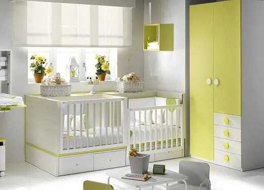 Cuna convertible para gemelos — Decoracion Bebes Cuna convertible para gemelos — Decoracion Bebes