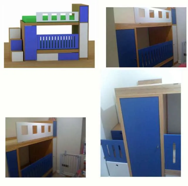 Cunas, muebles infantiles, camarotes, repisas, libreros ...