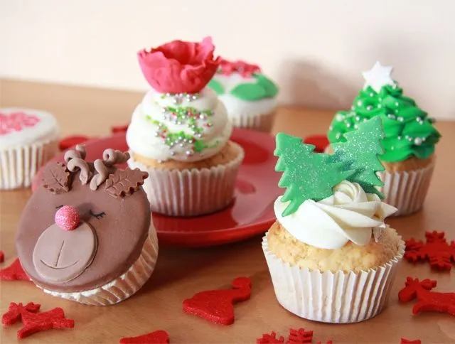 Cupcake navideños