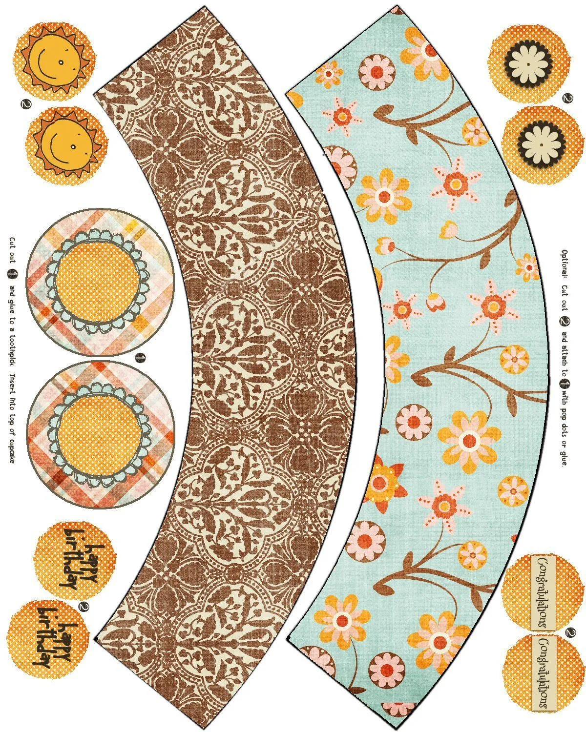 Cupcake Wrappers — Crafthubs Cupcake Wrappers — Crafthubs