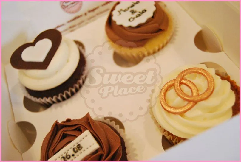 Cupcakes aniversario de bodas - Imagui