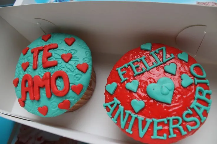 Cupcakes de aniversario ¡Viva el amor! | Nuestras creaciones <3 ... Cupcakes de aniversario ¡Viva el amor! | Nuestras creaciones <3 ...