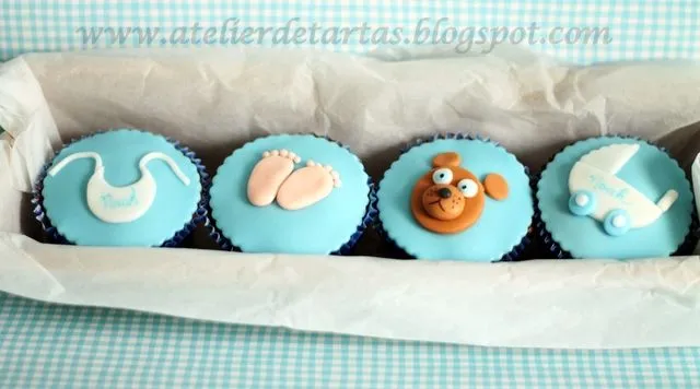 Cupcakes para baby shower de niña - Imagui