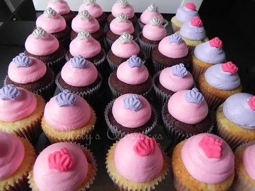 Cupcakes con coronas | Flickr - Photo Sharing!