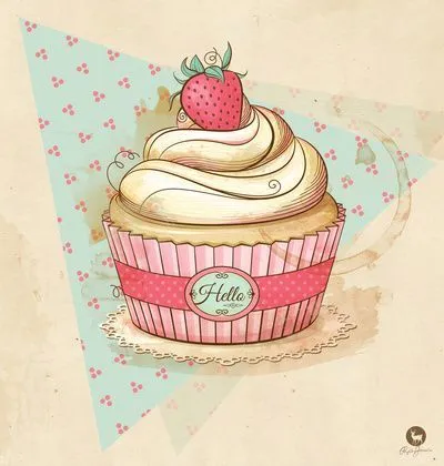 cupcakes dibujos vintage para imprimir - Buscar con Google ... cupcakes dibujos vintage para imprimir - Buscar con Google ...