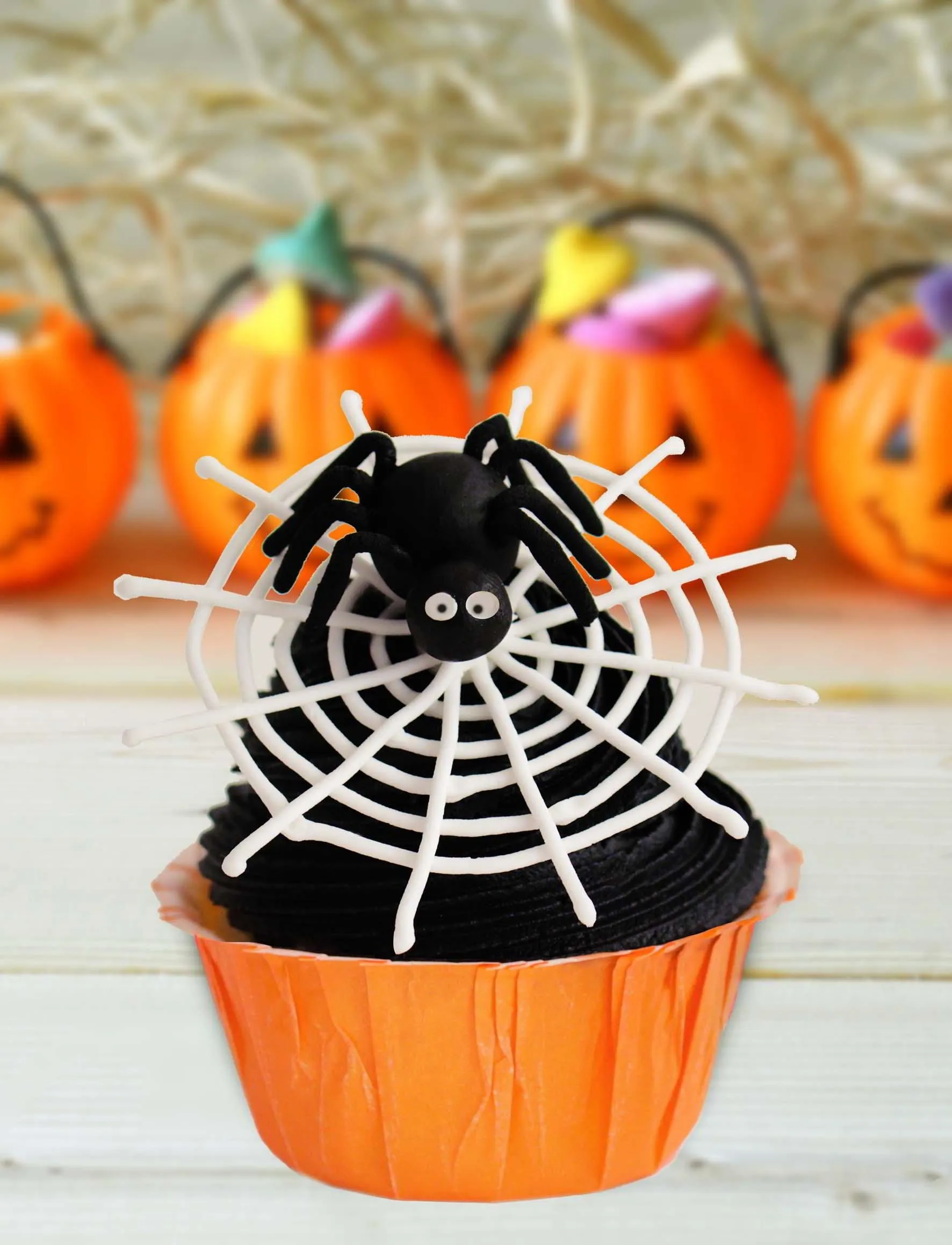 Cupcakes Halloween Telaraña - Blog My Karamelli Cupcakes Halloween Telaraña - Blog My Karamelli