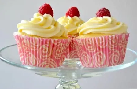 Cupcakes de Limón y Frambuesas | Mi Vida en un Dulce