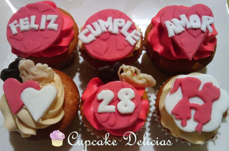Cupcakes con mensajes | Cupcake Delicias - Concepción - Chile