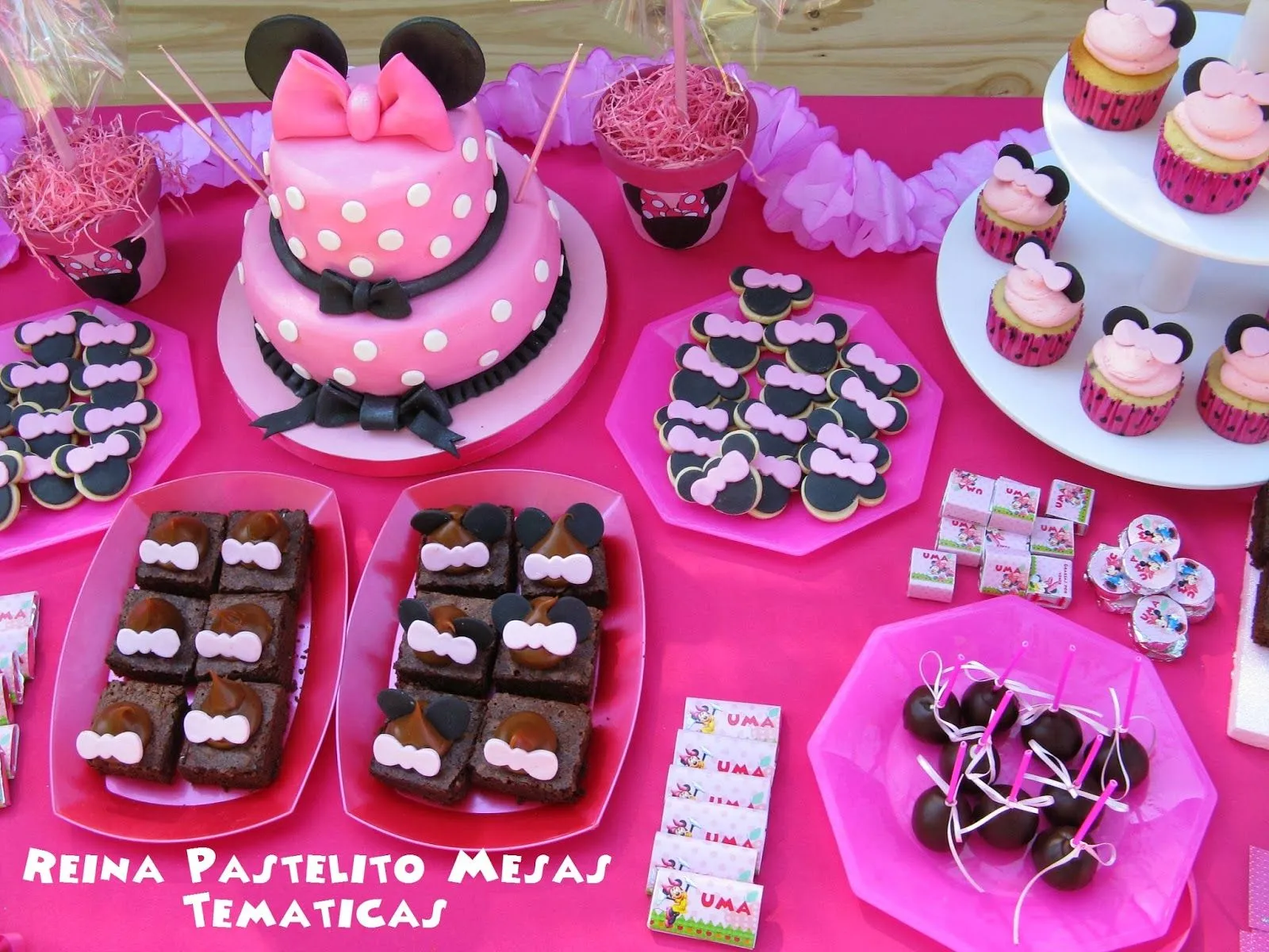 Cupcakes de Minnie coqueta - Imagui