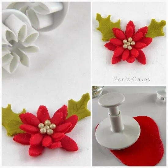Cupcakes Navideños y Cómo Hacer Flor de Pascua | Mari's Cakes