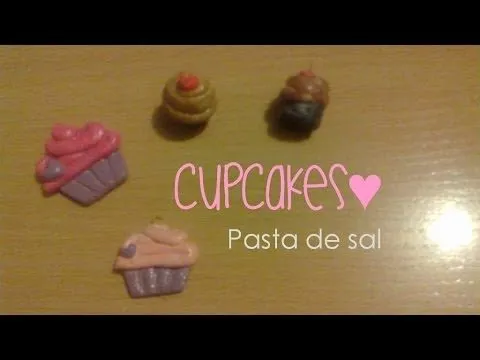 CupCakes con Pasta de sal | 3 Maneras de pintar tus figuras ...