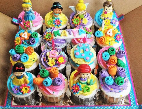 Cupcakes princesas Disney - Imagui