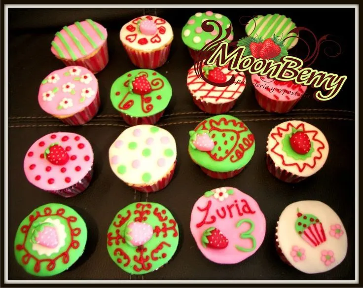 Cupcakes de rosita fresita - Imagui