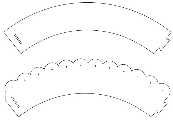 Molde wrappers para cupcakes para imprimir - Imagui