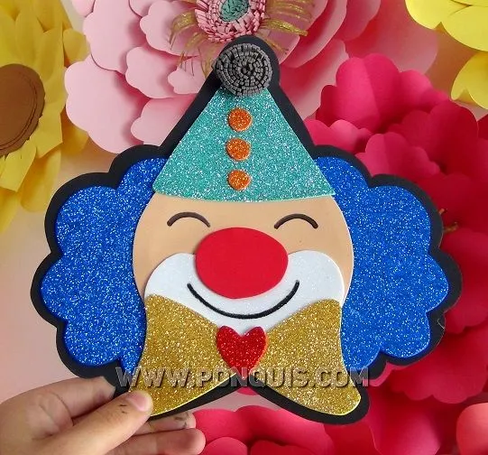 Cupón para descargar Moldes de PAYASO DECORATIVO - FLORES DE PAPEL Cupón para descargar Moldes de PAYASO DECORATIVO - FLORES DE PAPEL