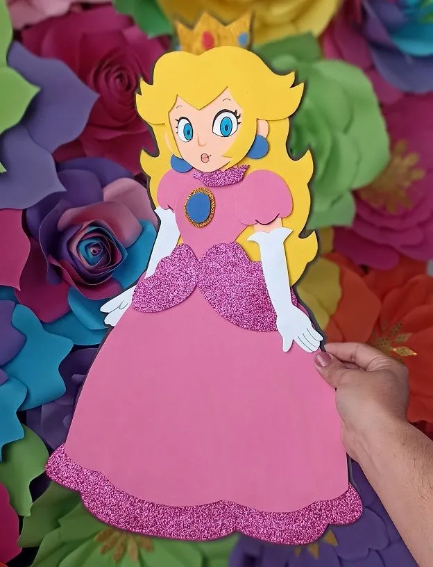 Cupón para descargar Moldes DE PRINCESA DE MARIO PARA imprimir EN PDF - FLORES DE PAPEL Cupón para descargar Moldes DE PRINCESA DE MARIO PARA imprimir EN PDF - FLORES DE PAPEL
