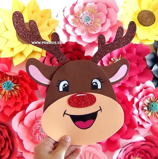 Cupón para descargar Moldes de RENO FELIZ - FLORES DE PAPEL Cupón para descargar Moldes de RENO FELIZ - FLORES DE PAPEL