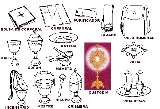 Ornamentos de la santa misa - Imagui