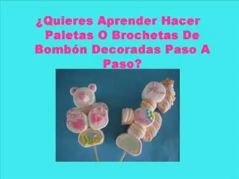 Curso Para Aprender Como Hacer Paletas De Bombon Decoradas - YouTube