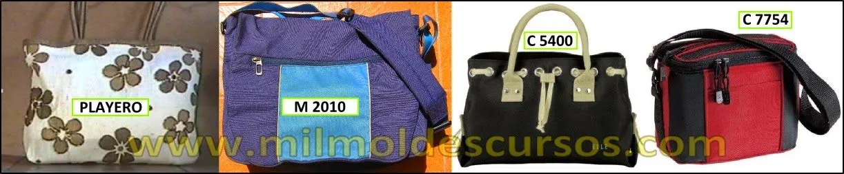 Curso de Capacitación en Carteras y Bolsos, Mil Moldes