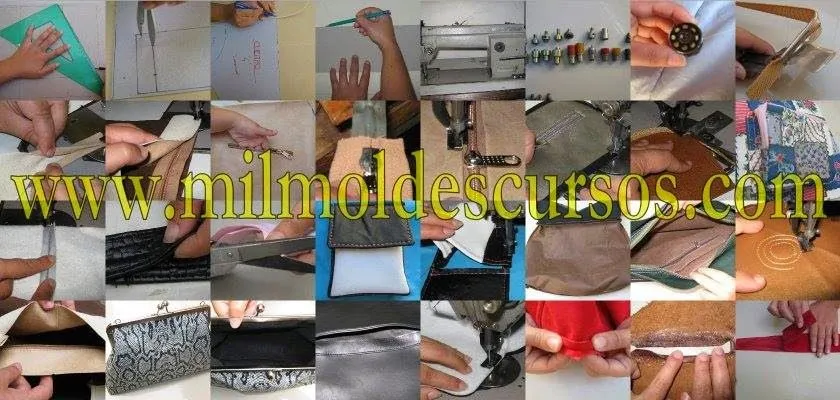 Curso de Capacitación en Carteras y Bolsos, Mil Moldes Curso de Capacitación en Carteras y Bolsos, Mil Moldes
