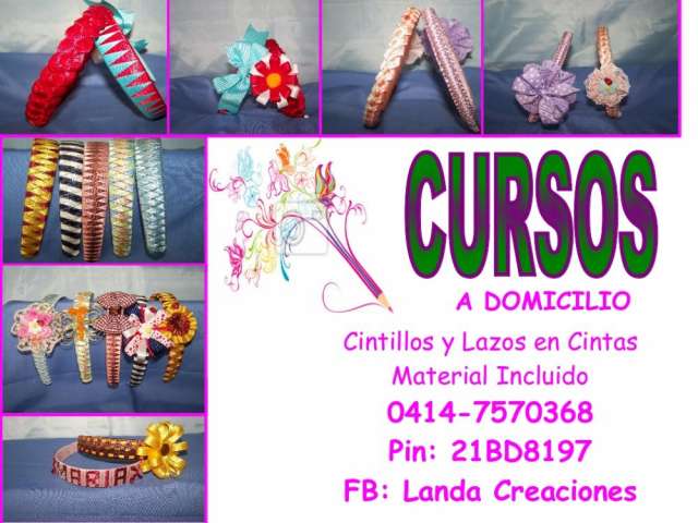 Curso de cintillos y lazos en cinta - Mérida, Venezuela - Cursos ...