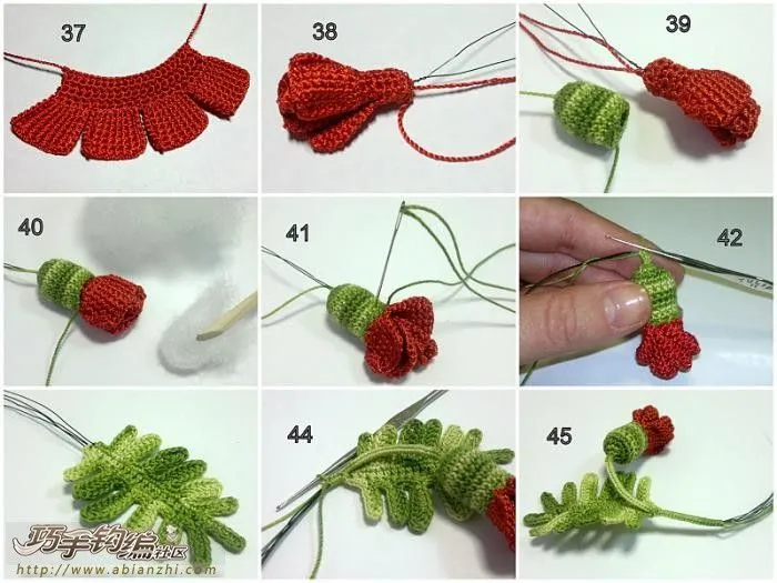 Curso Crochet Broche Tulipan - Patrones Crochet
