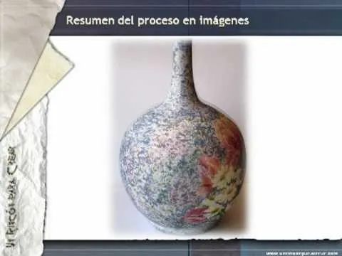 Curso para elaborar un jarrón pituado y matizado - YouTube