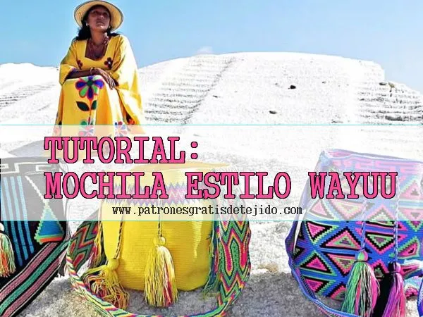 CURSO GRATIS CROCHET: Cómo tejer una mochila estilo Wayuú paso a ...
