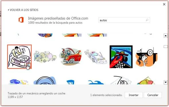 Curso gratis de Guía Office 2013. aulaClic. 11 - Insertando ...