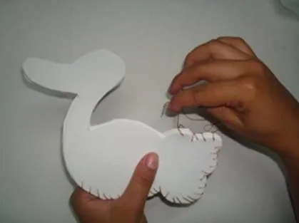 PATRONES DE CIGUEÑAS DE FOMI FACIL - Imagui