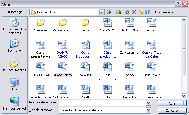 Curso gratis de Microsoft Word 2003. Básico. Diferentes visiones ... Curso gratis de Microsoft Word 2003. Básico. Diferentes visiones ...