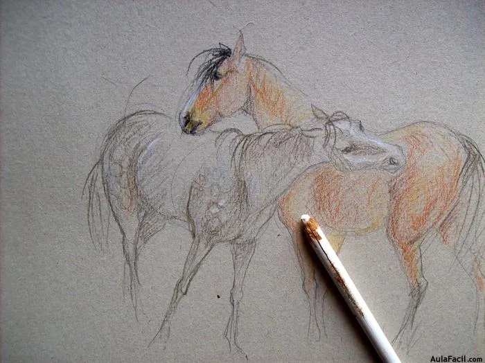 Curso gratis de Pintura de Caballos - Caballos con lápiz de color ... Curso gratis de Pintura de Caballos - Caballos con lápiz de color ...