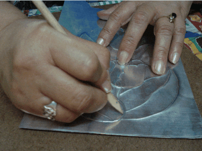 Curso gratis de Repujado en Lamina,