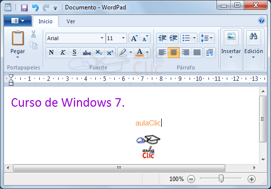 Curso gratis de Windows 7. aulaClic. 7 - Aplicaciones incluidas en ... Curso gratis de Windows 7. aulaClic. 7 - Aplicaciones incluidas en ...