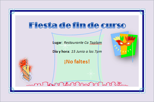 Curso gratis de Word 2010. aulaClic. Ejercicios del tema 11 ...