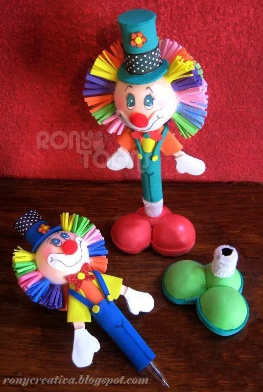 CURSO DE PAYASOS DE FOMI EN 3D / FOFUCHOS-PAYASOS | Payasitos de fomi, Fofuchos payasos, Manualidades CURSO DE PAYASOS DE FOMI EN 3D / FOFUCHOS-PAYASOS | Payasitos de fomi, Fofuchos payasos, Manualidades