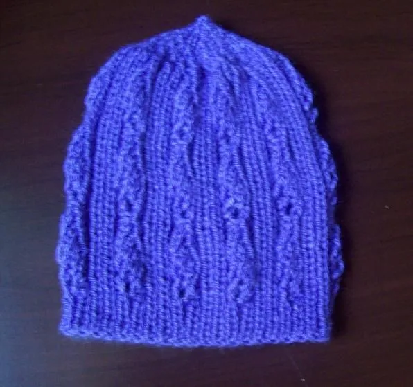 Gorro para bebé en punto fantasía. | Curso de tejido Gorro para bebé en punto fantasía. | Curso de tejido
