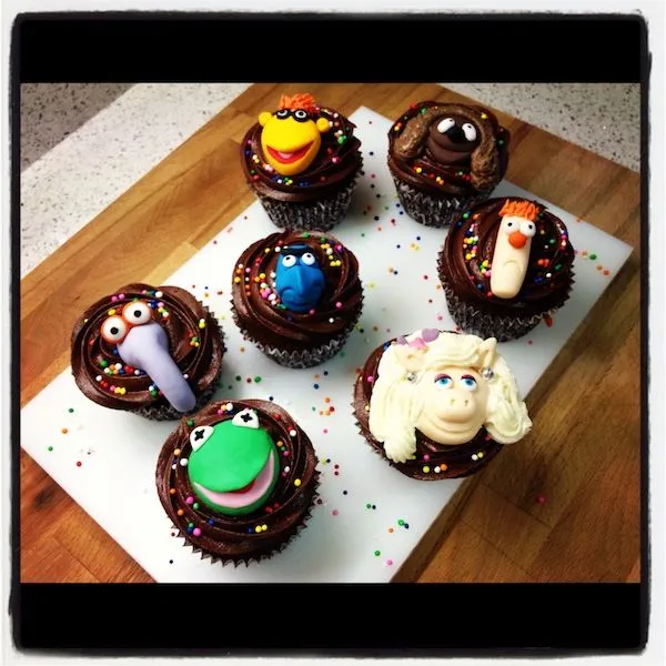 Cursos Cupcakes Madrid. CUPCAKES DE LOS MUPPETS Cursos Cupcakes Madrid. CUPCAKES DE LOS MUPPETS