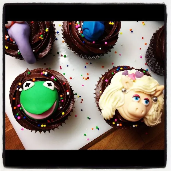 Cursos Cupcakes Madrid. CUPCAKES DE LOS MUPPETS Cursos Cupcakes Madrid. CUPCAKES DE LOS MUPPETS
