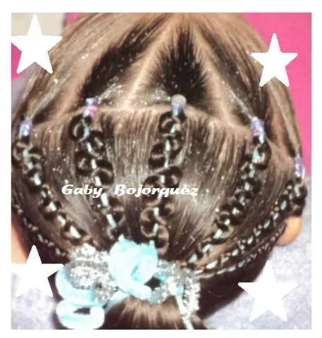 Peinados para niña con ligas y liston - Imagui Peinados para niña con ligas y liston - Imagui