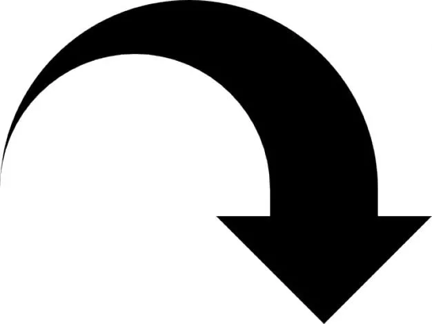 Curva punto a la flecha hacia abajo | Descargar Iconos gratis Curva punto a la flecha hacia abajo | Descargar Iconos gratis
