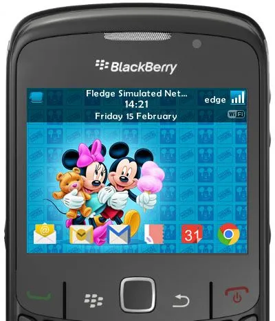 Curve 8520 Blackberry Free Themes: Mickey and Minnie Mouse Themes ...