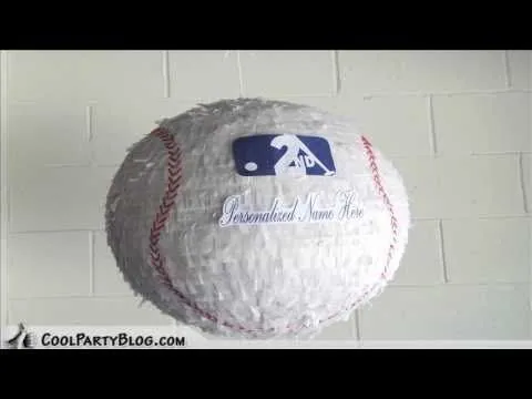 Custom Baseball Pinata - YouTube
