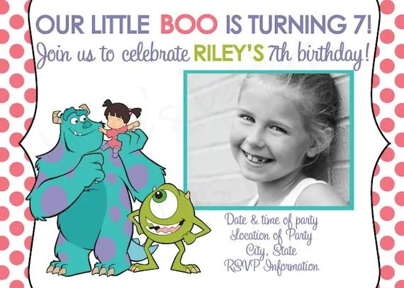 Custom Made Monsters Inc Birthday Party por JessiesLetters en Etsy Custom Made Monsters Inc Birthday Party por JessiesLetters en Etsy