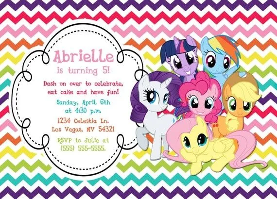 Custom Personalized My Little Pony Rainbow por IrrelephantDesigns Custom Personalized My Little Pony Rainbow por IrrelephantDesigns