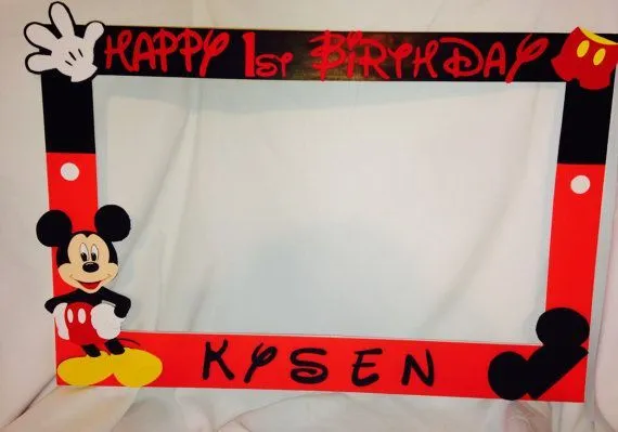 custom photo frame party prop Mickey minnie mouse to take pictures ... custom photo frame party prop Mickey minnie mouse to take pictures ...