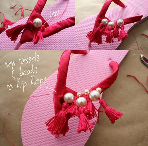 Customizar sandalias havaianas - Ropa DIY